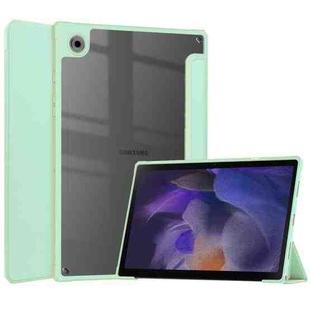 For Samsung Galaxy Tab A8 2021 SM-X205 Acrylic Smart Leather Tablet Case(Mint Green)