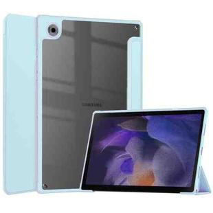For Samsung Galaxy Tab A8 2021 SM-X205 Acrylic Smart Leather Tablet Case(Sky Blue)