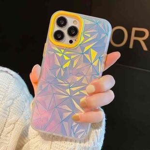 For iPhone 12 Pro Max Color Matching Lens Chameleon Series Protective Phone Case(Diamond Pattern)
