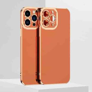 For iPhone 11 Pro 6D Electroplated TPU Phone Case (Brown)