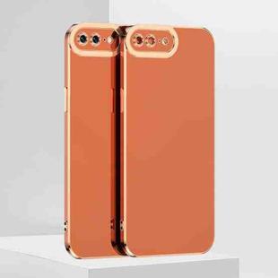 For iPhone SE 2022 / SE 2020 / 8 / 7 6D Electroplated TPU Phone Case(Brown)