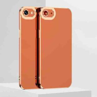 6D Electroplated TPU Phone Case For iPhone 7 Plus / 8 Plus(Brown)