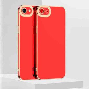 6D Electroplated TPU Phone Case For iPhone 7 Plus / 8 Plus(Red)
