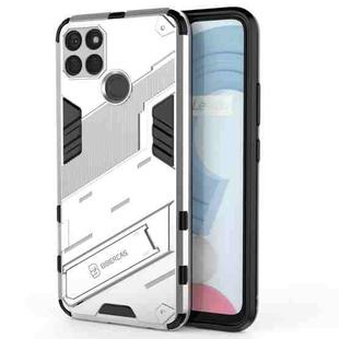 For OPPO Realme C21Y Punk Armor 2 in 1 PC + TPU Shockproof Phone Case(White)