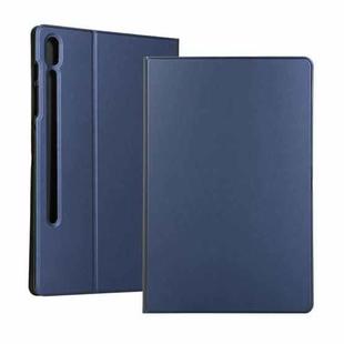 For Lenovo Xiaoxin Pad Pro 12.6 Voltage Craft Texture TPU Horizontal Flip Tablet Case(Dark Blue)