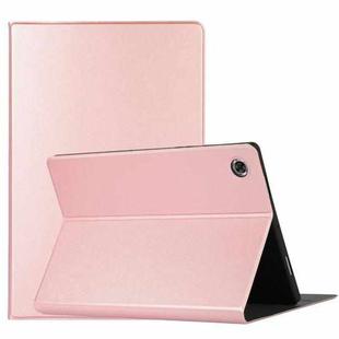 For Samsung Galaxy Tab A8 Voltage Craft Texture TPU Horizontal Flip Tablet Case(Rose Gold)