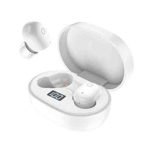 Borofone BW06 Manner True Wireless Digital Display Bluetooth Earphone with Charging Box(White)