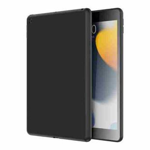 For iPad 10.2 2021 / 2020 / 2019 Mutural Silicone Microfiber Tablet Case(Black)