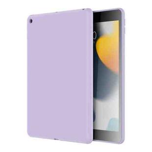 For iPad 10.2 2021 / 2020 / 2019 Mutural Silicone Microfiber Tablet Case(Lavender)