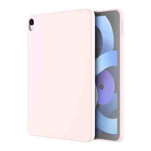 For iPad Air 2022 /  Air 2020 10.9 Mutural Silicone Microfiber Tablet Case(Pink)