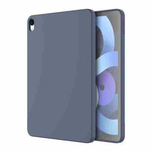 For iPad Air 2022 /  Air 2020 10.9 Mutural Silicone Microfiber Tablet Case(Midnight Blue)