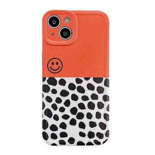 TPU Pattern Shockproof Phone Case For iPhone 13 Pro Max(Leopard Smiley)