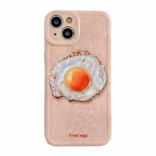 For iPhone 12 TPU Pattern Shockproof Phone Case(Poached Egg)