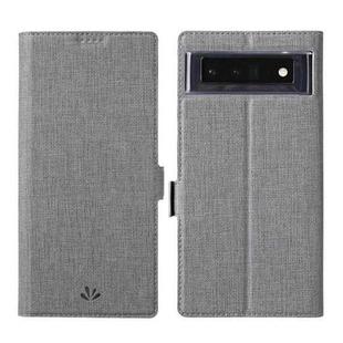 For Google Pixel 6 ViLi K Series Magnetic Buckle Horizontal Flip Leather Phone Case(Grey)
