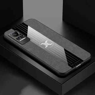 For Xiaomi Civi XINLI Stitching Cloth Texture TPU Phone Case(Grey)