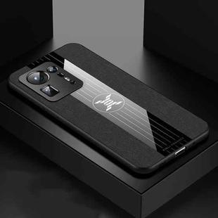 For Xiaomi Mi Mix 4 XINLI Stitching Cloth Texture TPU Phone Case(Black)