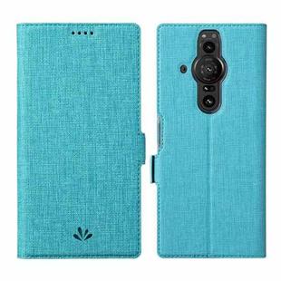 For Sony Xperia Pro-I ViLi K Series Magnetic Buckle Horizontal Flip Leather Phone Case(Blue)