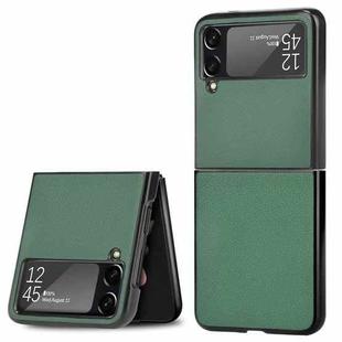 For Samsung Galaxy Z Flip3 5G Litchi Texture Phone Case(Green)