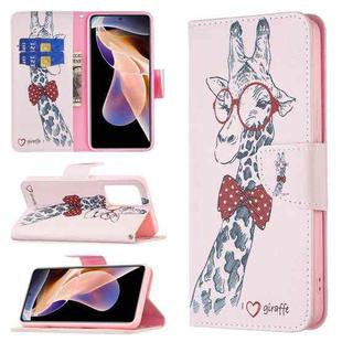 For Xiaomi Redmi Note 11 Pro / 11 Pro+ Colored Drawing Pattern Leather Phone Case(Deer)
