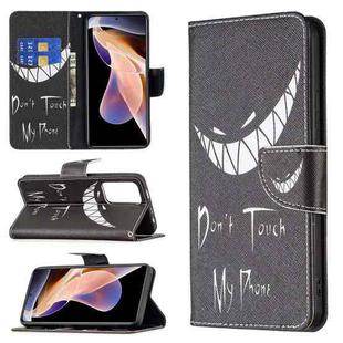 For Xiaomi Redmi Note 11 Pro / 11 Pro+ Colored Drawing Pattern Leather Phone Case(Smirk)
