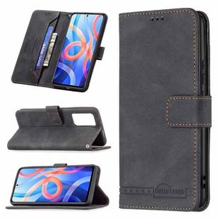For Xiaomi Redmi Note 11 5G Magnetic Clasp RFID Blocking Anti-Theft Leather Case(Black)