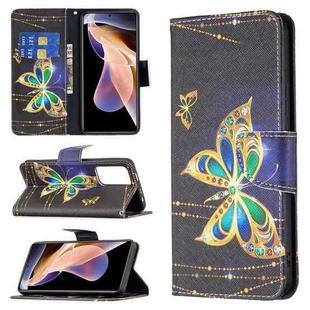 For Xiaomi Redmi Note 11 Pro / 11 Pro+ Colored Drawing Leather Phone Case(Big Butterfly)