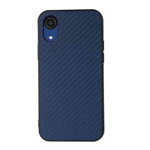 For Samsung Galaxy A03 Core Carbon Fiber Skin Phone Case(Blue)