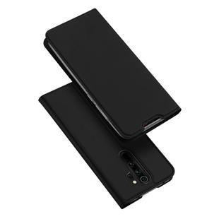 For Xiaomi Redmi Note 8 Pro DUX DUCIS Skin Pro Series Horizontal Flip PU + TPU Leather Case, with Holder & Card Slots(Black)