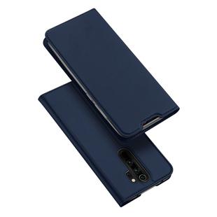 For Xiaomi Redmi Note 8 Pro DUX DUCIS Skin Pro Series Horizontal Flip PU + TPU Leather Case, with Holder & Card Slots(Blue)