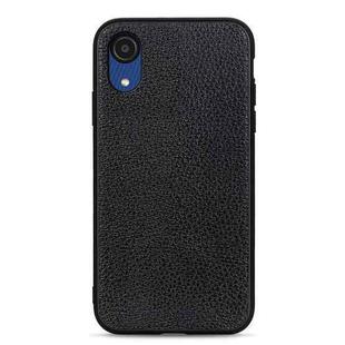 For Samsung Galaxy A03 Core Litchi Texture Leather Phone Case(Black)