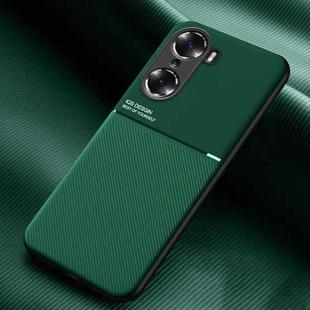 For Honor 60 Pro Classic Tilt Magnetic PC + TPU Phone Case(Dark Green)