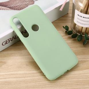 For Motorola G8 Play / One Macro Solid Color Liquid Silicone Shockproof Coverage Case(Green)