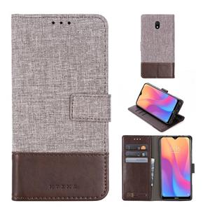 For Xiaomi Redmi 8A MUMXA MX102 Horizontal Flip Canvas Stitching Leather Case with Holder & Card Slots & Wallet(Brown)