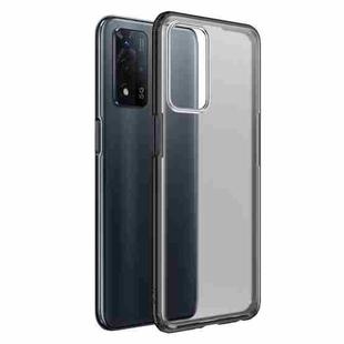 For OPPO A93s 5G Armor PC + TPU Shockproof Phone Case(Black)