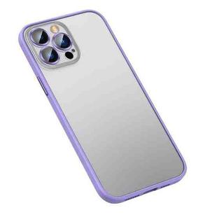For iPhone 12 Pro Max Matte PC + TPU Phone Case(Purple)