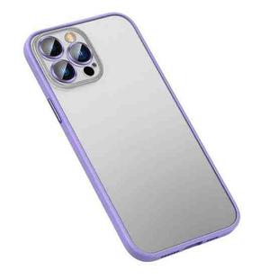 For iPhone 12 Pro Matte PC + TPU Phone Case(Purple)