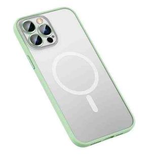 For iPhone 13 Pro Max MagSafe Matte Phone Case (Green)