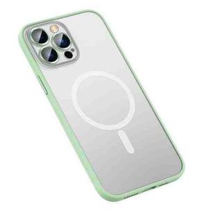 For iPhone 12 Pro Max MagSafe Matte Phone Case(Green)