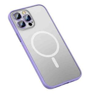 For iPhone 12 Pro MagSafe Matte Phone Case(Purple)