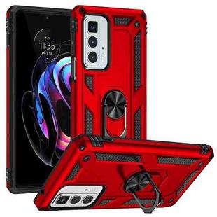 For Motorola Edge 20 Pro Shockproof TPU + PC Phone Case(Red)