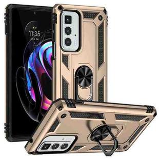 For Motorola Edge 20 Pro Shockproof TPU + PC Phone Case(Gold)