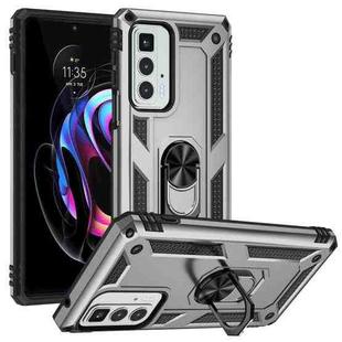 For Motorola Edge 20 Pro Shockproof TPU + PC Phone Case(Silver)