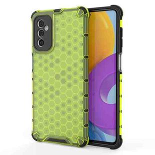For Samsung Galaxy M52 5G Honeycomb PC + TPU Phone Case(Green)