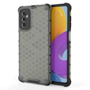 For Samsung Galaxy M52 5G Honeycomb PC + TPU Phone Case(Black)