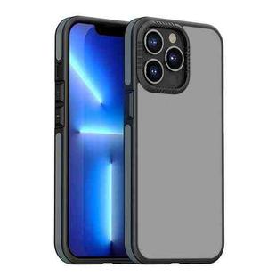 For iPhone 13 Pro TPE + TPU Shockproof Phone Case (Black)