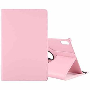 For Lenovo Tab P12 Pro 12.6 Litchi Texture Solid Color Leather Tablet Case(Pink)