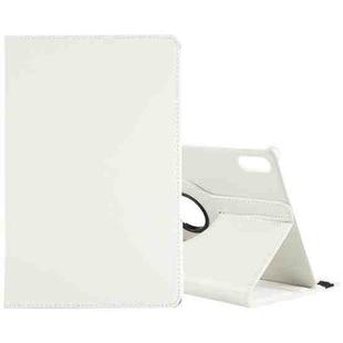 For Lenovo Tab P12 Pro 12.6 Litchi Texture Solid Color Leather Tablet Case(White)