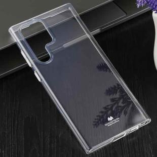 For Samsung Galaxy S22 Ultra 5G GOOSPERY JELLY Full Coverage Soft Phone Case(Transparent)