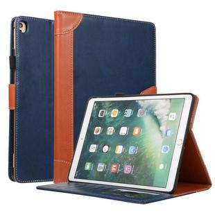 For iPad Air / Air 2 / Pro 9.7 inch Business Book Style Horizontal Flip Leather Case with Holder & Card Slots & Wallet(Blue)