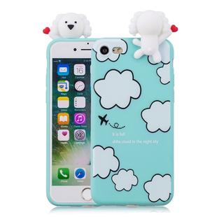 For iPhone 7 / 8 Shockproof Cartoon TPU Protective Case(Clouds)